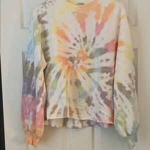 Abercrombie & Fitch Colorful Tie-Dye Sweatshirt